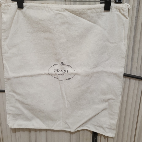 Prada  Large  white Dust Bag - Picture 1 of 4